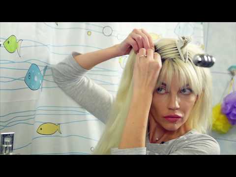 Как правильно надевать Накладные волосы (трессы)