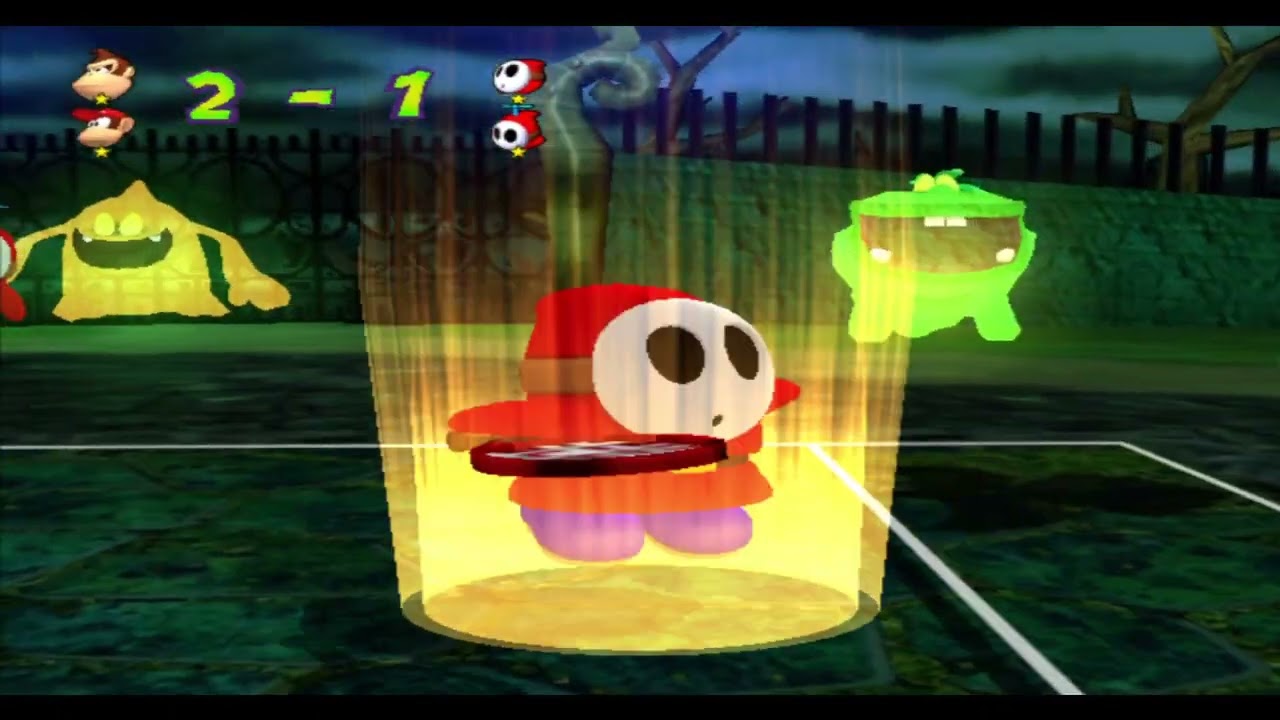 Mario Power Tennis Doubles Round Robin - Matchday 4 - Donkey Kong/Diddy Kong v Shy Guy/Fly Guy
