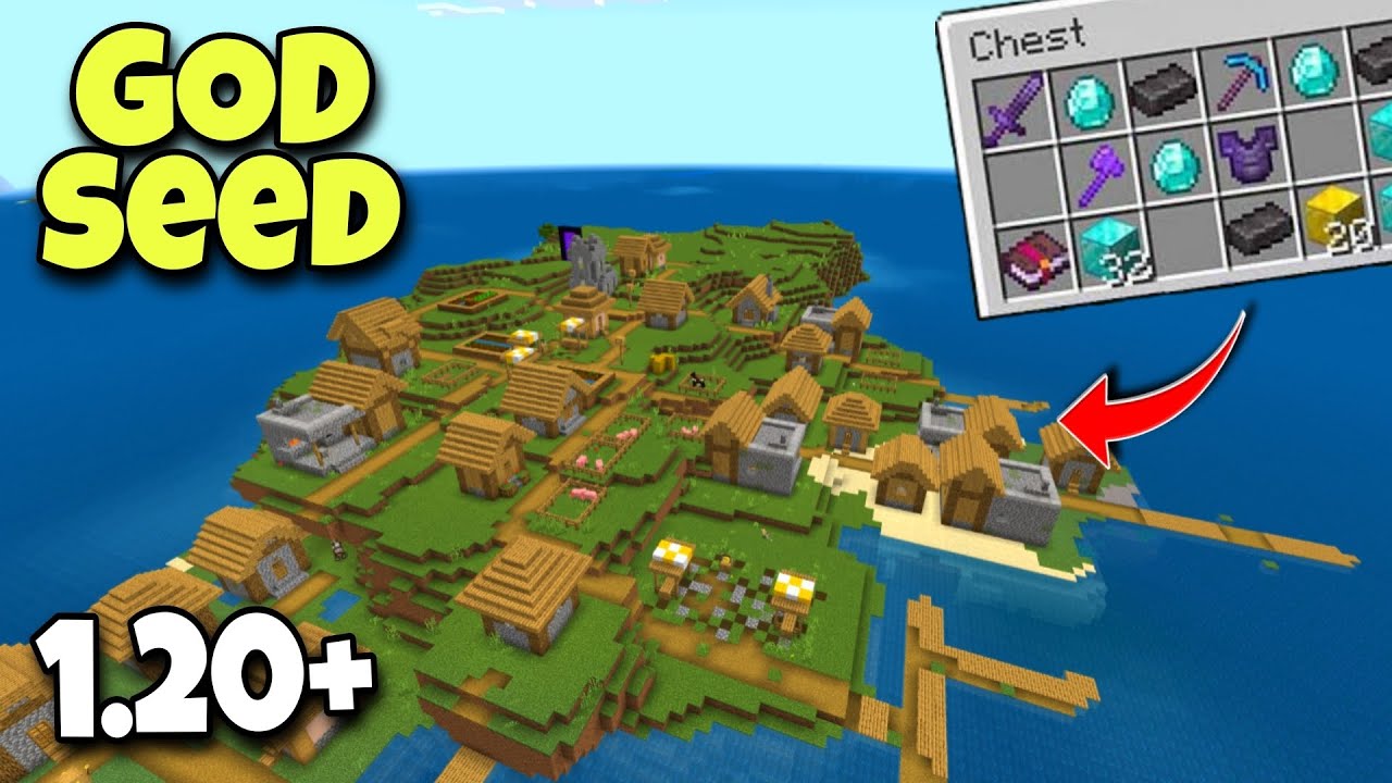 🔥(GOD SEED) For Minecraft Bedrock & Pocket Edition | Seed Minecraft 1. ...