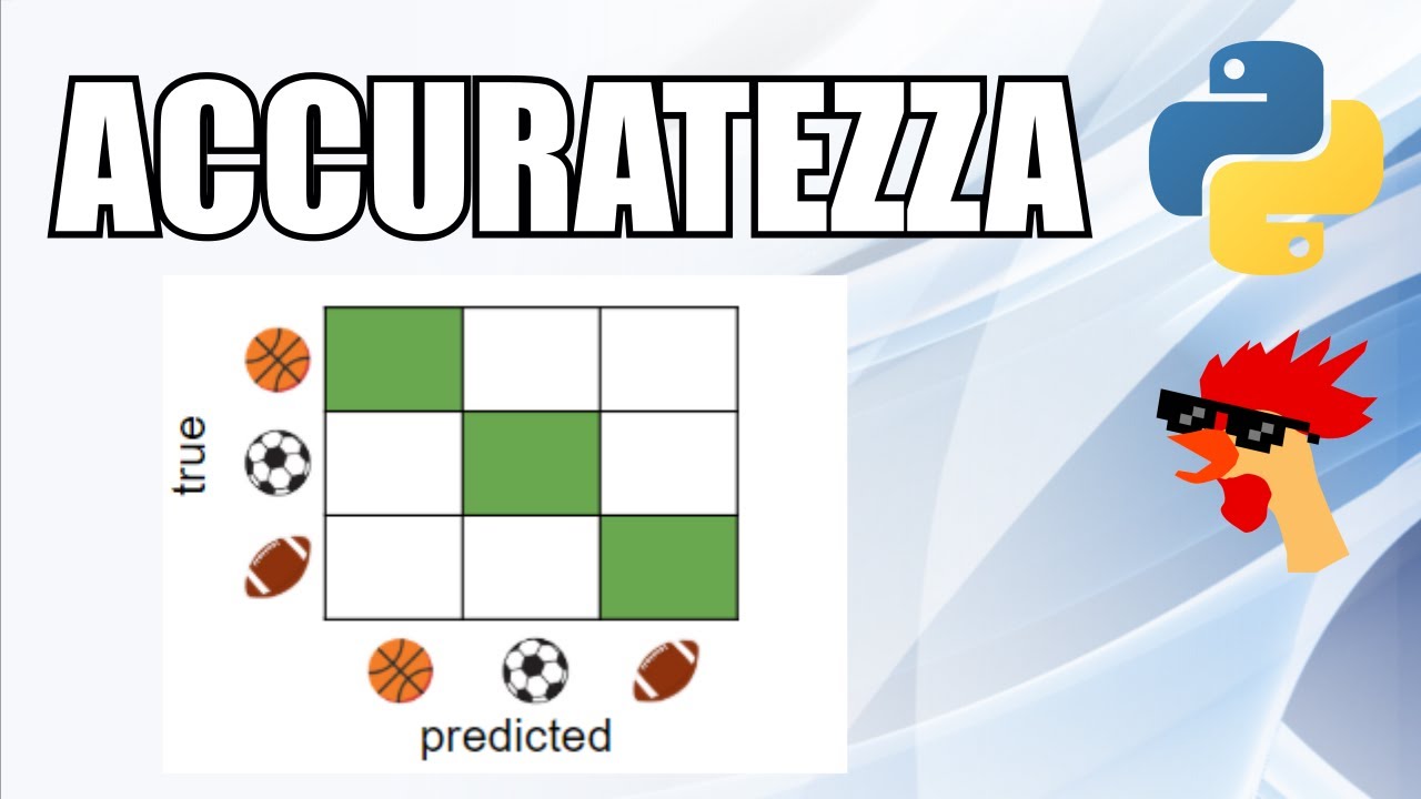 Machine learning in python - 12 - Come misurare l'accuratezza di un ...