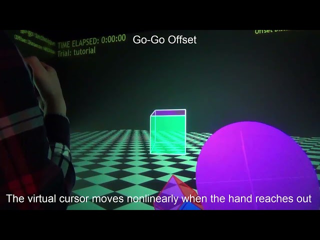 3D virtual cursor offset techniques