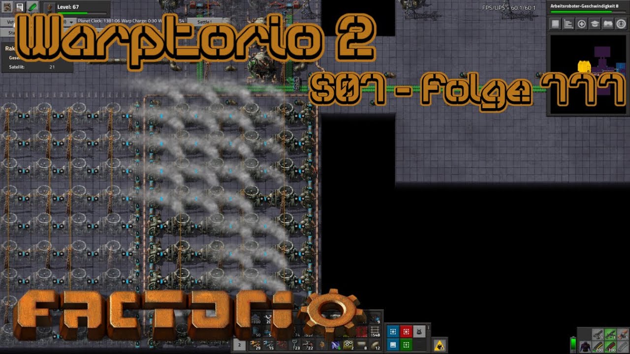 Atomkraftwerk Anlage B - Teil 1 - Factorio-Warptorio 2 Lets Play [S01 ...