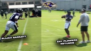 Ravens Training Camp HIGHLIGHTS: Zay Flowers RETURNS 🔥 & Travis Jones RETURNS