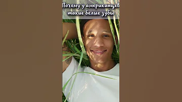 Почему у американцев такие белые зубы? #shorts