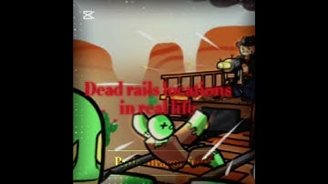 Dead rails locations in real life #deadrails #roblox
