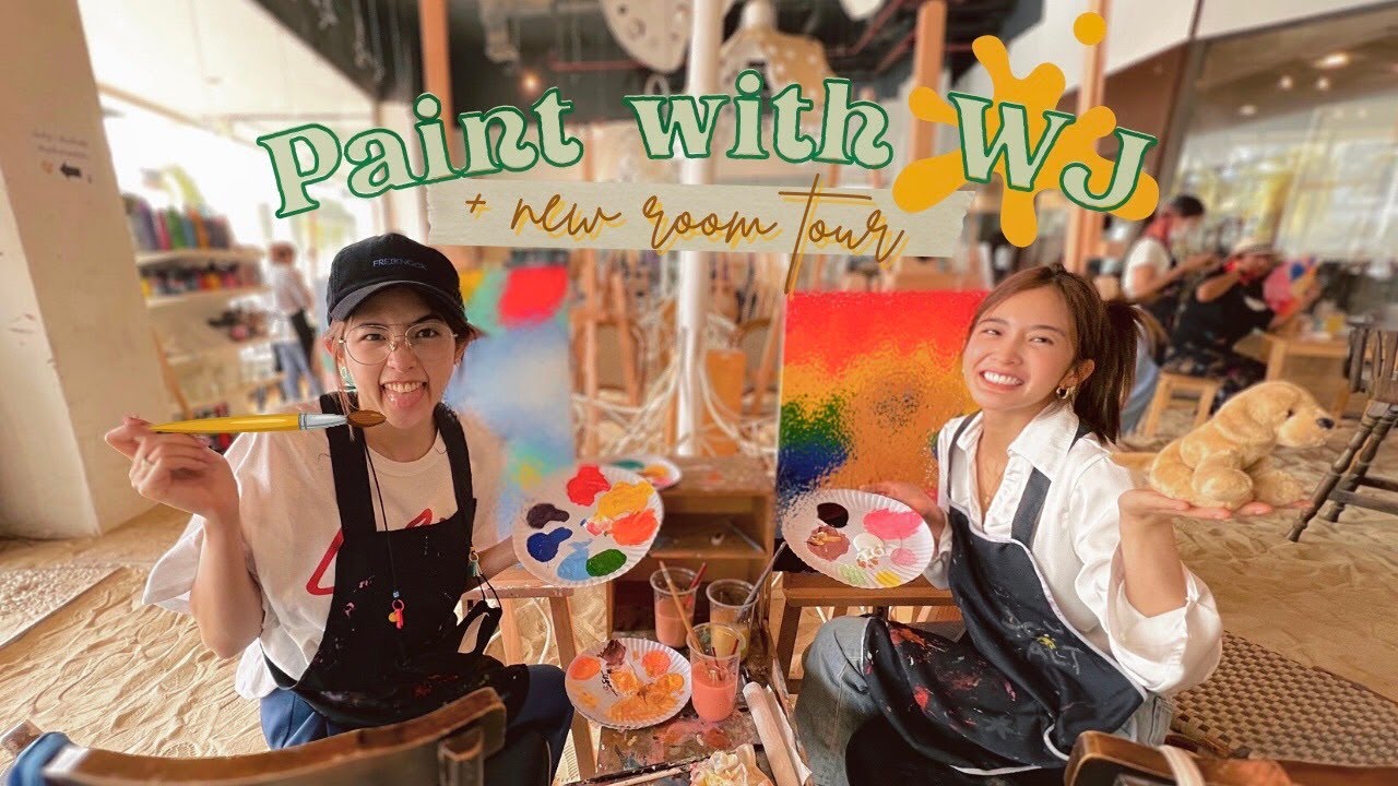 WJgogh ! 👩🏻‍🎨 วาดรูปริมแม่น้ำเจ้าพระยา+Mini พาทัวร์บ้านรอบที่2!🎨✨