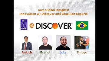 LIVE: Java Global Insights: Innovation w/ Discover and Brazilian Experts