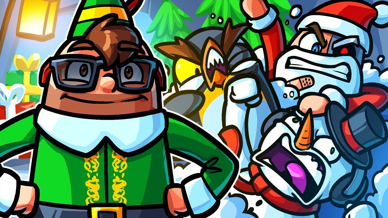 Celebrating Christmas In Canada By Fighting Each Other! - Rubber Bandits Xmas Prologue