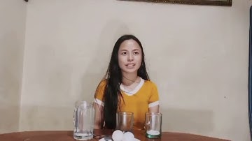 Science Experimenr Following The Scientific Method (FLOATING EGG IN WATER)