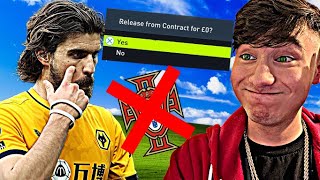 I Removed All Portuguese Players from Wolves! FIFA 22