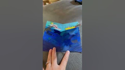 Lake Kariba pop-up card