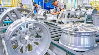 How Alloy Wheels Are Made In Factories | Amazing Exciting Factory Production Process
