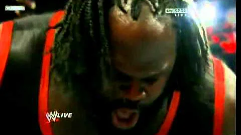 WWE Raw 12/9/11 Mark Henry attacks Randy Orton after match aginst Cody Rhodes (HQ)