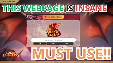 This WebPage shows ALL Player