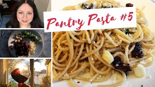 Spaghetti with Olive Oil, Olives, and Garlic - Pantry Pasta #5