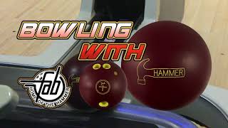 Bowling With Burgundy Hammer 1999 FaBall Urethane #BowlingWithRelics 16Lb. FAB Review Vic Amann