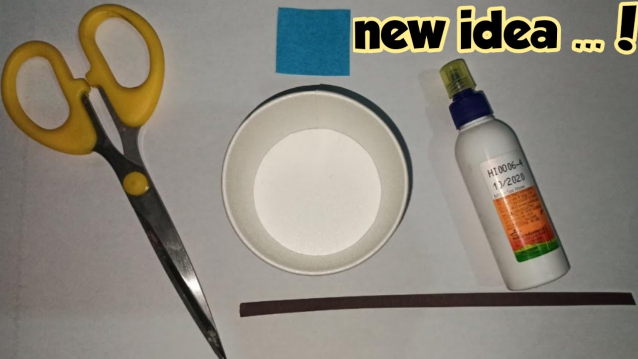 how to reuse ice cream cup/ ice cream cup reuse idea/ swetha's arts