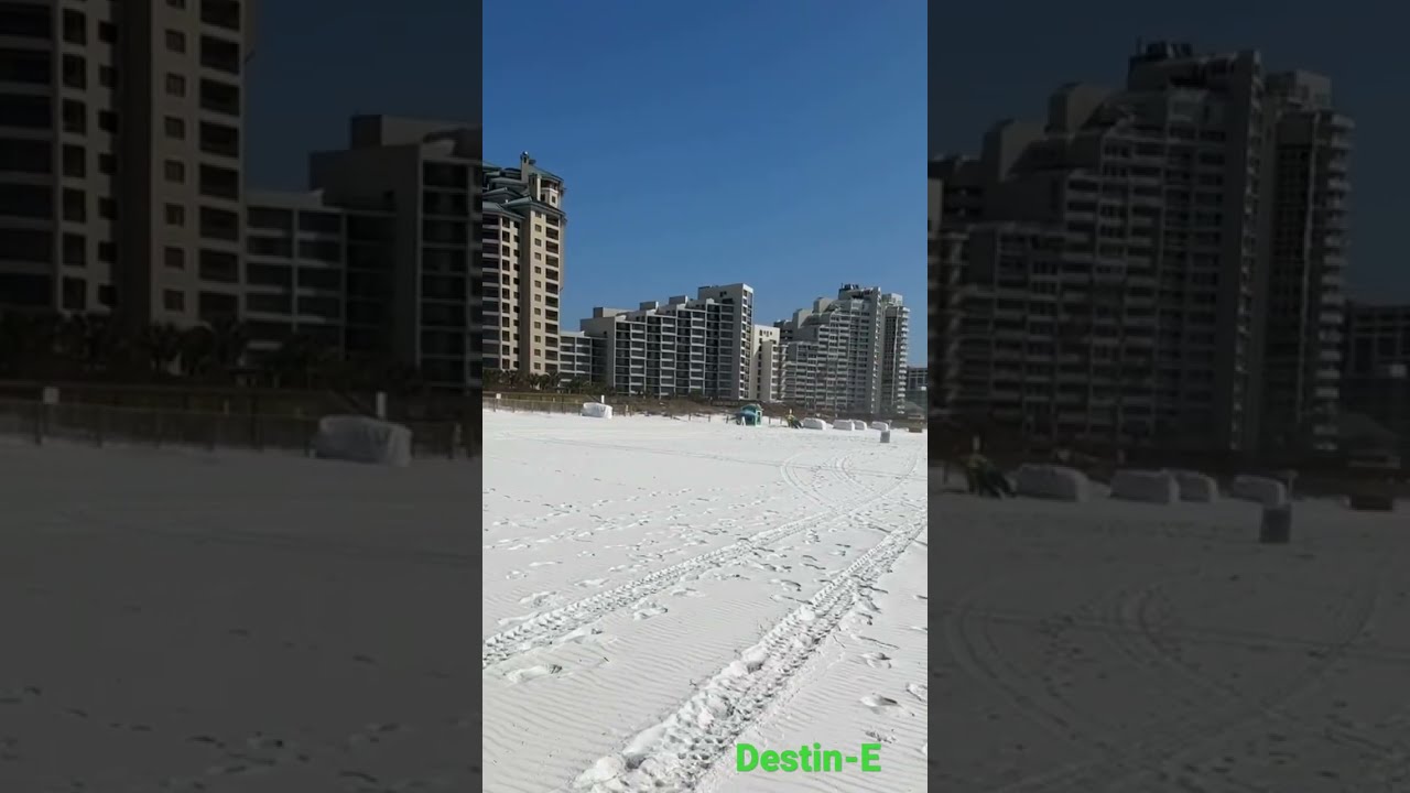 Is It Snow Or A White Sand Beach In Destin Florida E1498