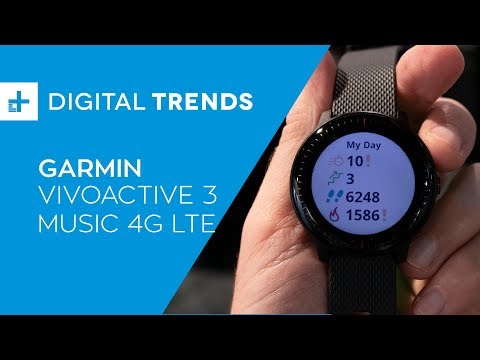 Garmin VivoActive 3 Music 4G LTE - Hands On at CES 2019