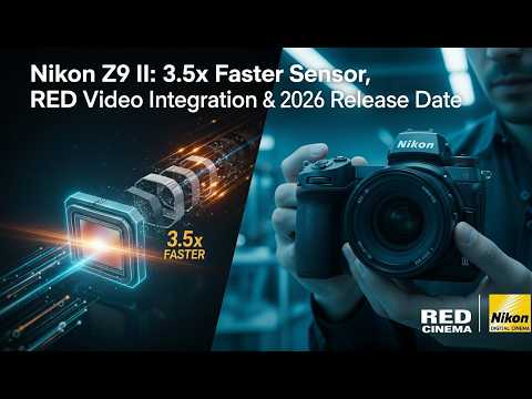 Nikon Z9 II Leaks: 3.5x Faster Sensor, RED Video Integration & 2026 Release Date!