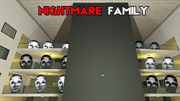 Nightmare Family of Selene Delgado in liminal Hotel ! ( Garry