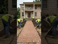 Stunning Brick Path &amp; Garden Makeover! ✨ #BrickPath #Garden #Makeover