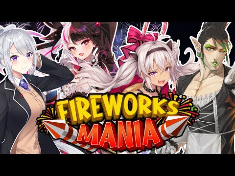 【fireworks mania】夏はこれから！？ちゃりーんで花火大会🎆w/ 魔使マオ , 夜見れな , 花畑チャイカ【にじさんじ / 樋口楓】
