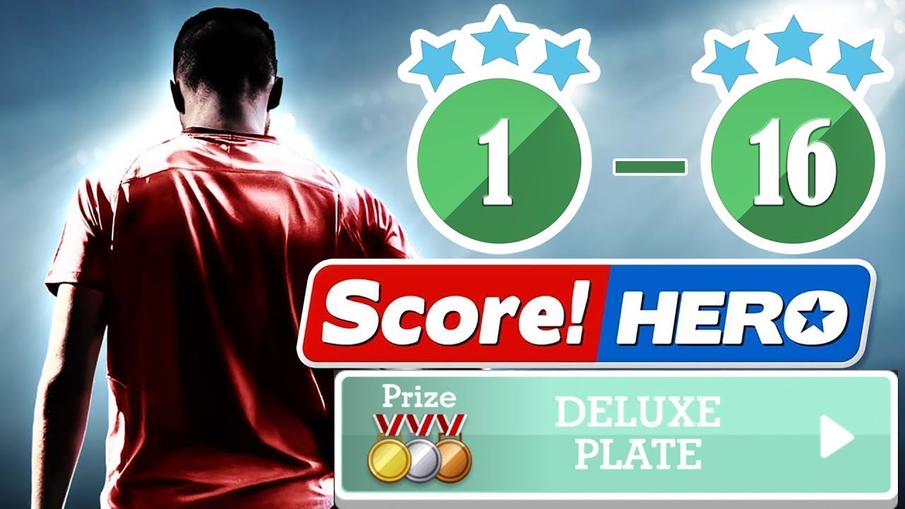 Score Hero! - Deluxe Plate Event - level 1 to 16 -  3 Stars