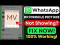 🔥 WhatsApp DP Not Showing? WhatsApp Profile Picture Not Visible Fix | Update 2026 🔥