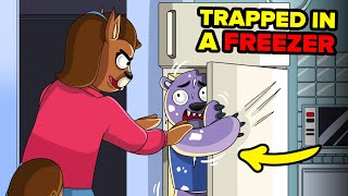 What If You Were Trapped Inside A Freezer? Funny Educational Cartoons