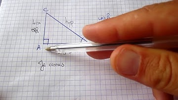 Calculer les angles dans un triangle rectangle à l