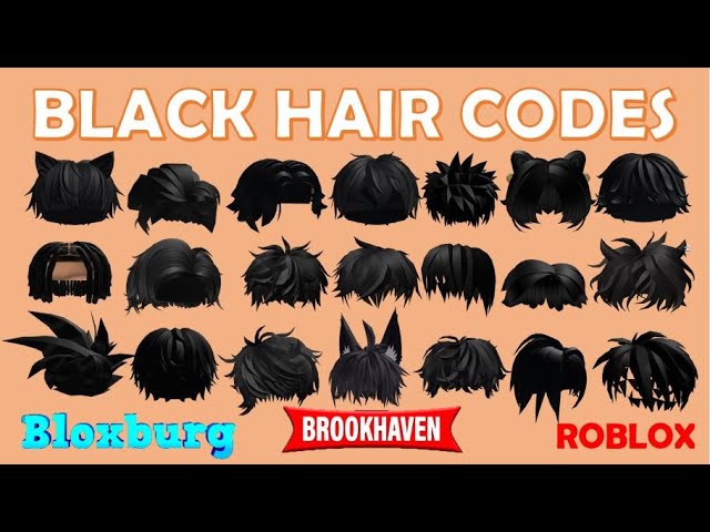 Emo Boy Hair in Black's Code & Price - RblxTrade