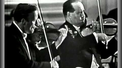 Bach Double Violin Concerto - Yehudi Menuhin And David Oistrakh.