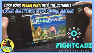 STEAM DECK + FIGHTCADE = Ultimate Handheld Online Retro Gaming Experience (SF, KoF, MD, SNES + More) screenshot 3