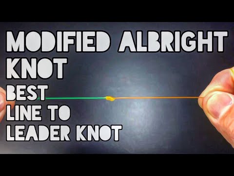 Modified Albright Knot Best Line To Leader Knot 