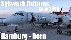 Skywork Airlines Saab 2000 Flight SX 209 Hamburg - Bern