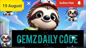 Gemz Daily Code 19 August | Gemz Daily Code Today