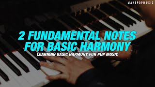 The 2 Fundamental Notes You Need For Basic Harmony | Make Pop Music