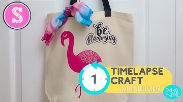 How to Use Cricut Infusible Ink On a Tote Bag (Timelapse with Tutorial)