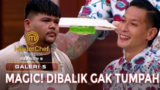 PANDAN CAKE YANG LENGKET SAMPAI PIRING NYA DIBALIK & GAK JATUH! | GALERI 5 | MASTERCHEF INDONESIA