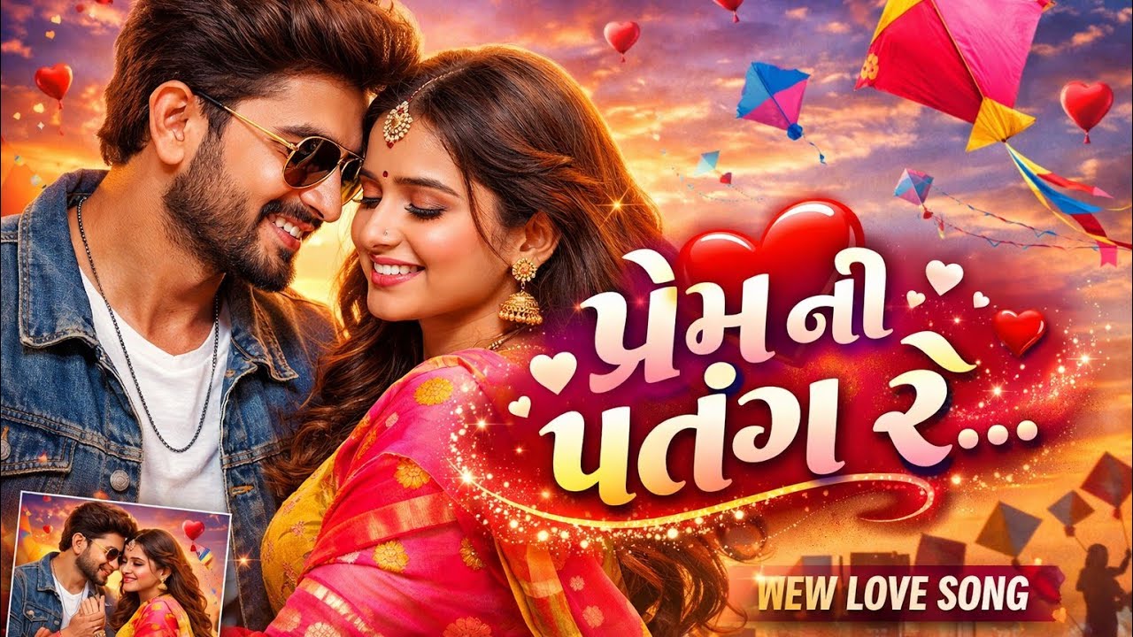 પ્રેમ ની પતંગ 🪁 | Gujarati Love Song ❤️ | New Gujarati Song 2026 