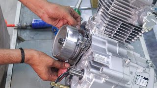 Assembling the Powerful 150cc Motorcycle Engine