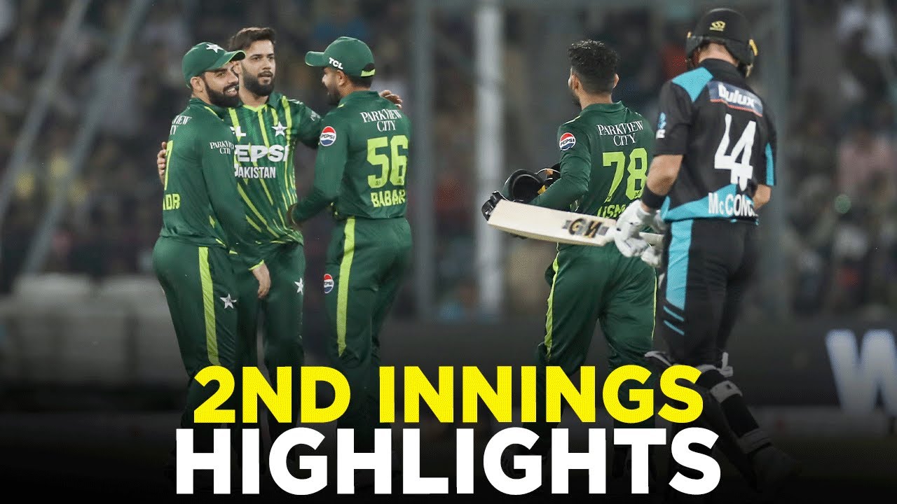 2nd Innings Highlights  Pakistan vs New Zealand  5th T20I 2024  PCB  M2E2A