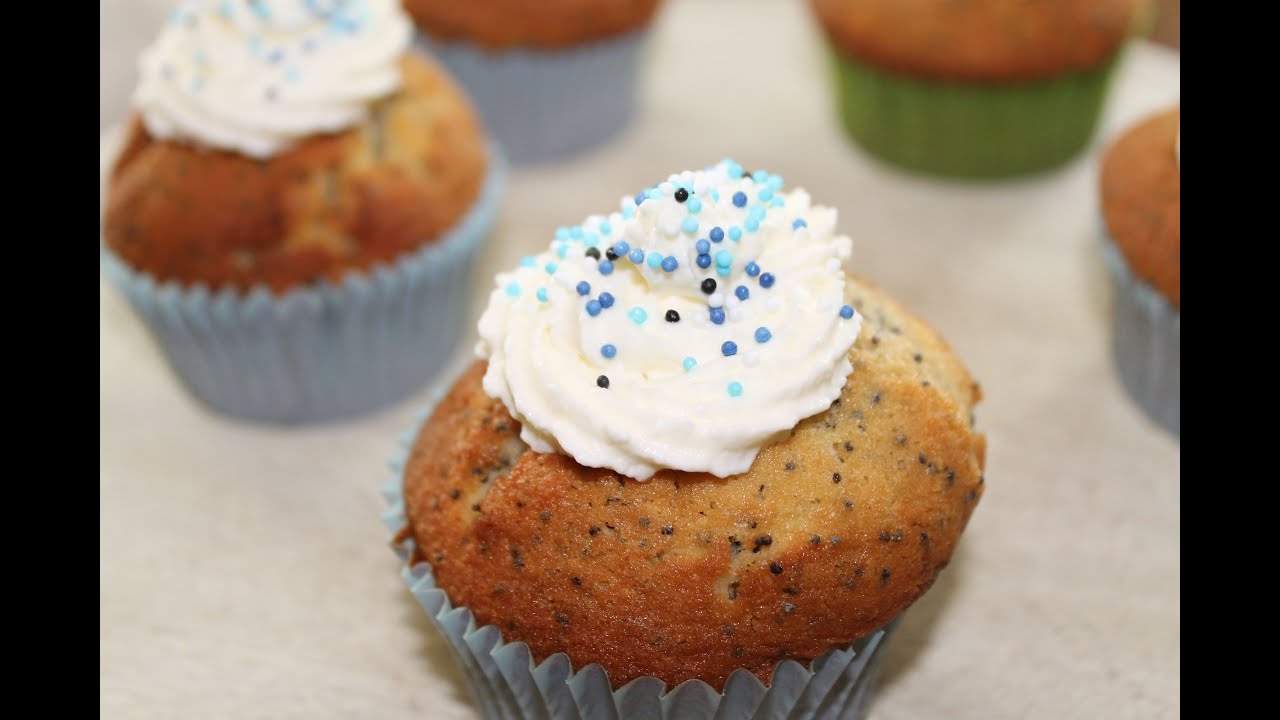 Rezept Zitrone Mohn Muffins Wie Von Starbucks Youtube 