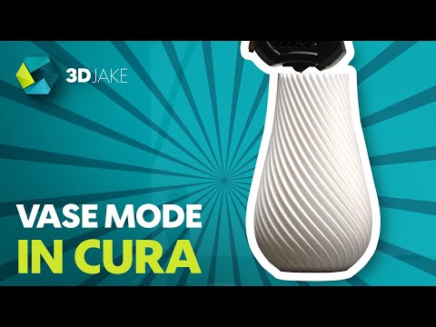How to enable Vase Mode in Cura - 3D Print Tutorial