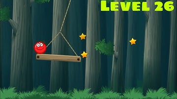 Red Ball 4 - Chapter 2 Deep Forest - Level 26 Walkthrough Gameplay
