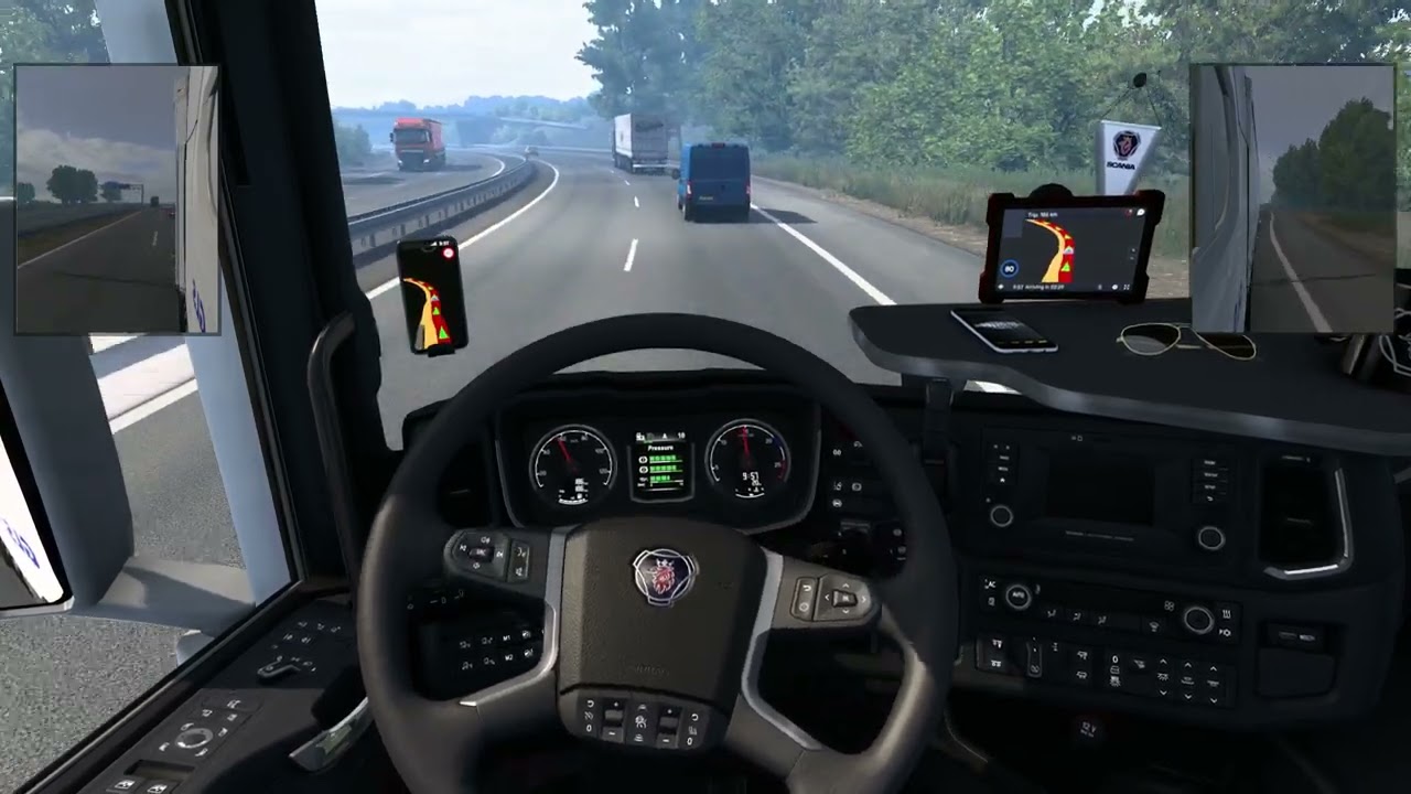 Euro Truck Simulator 2   Duisburg nach Lüttich mit SCANIA R650 mit Kernigem Sound