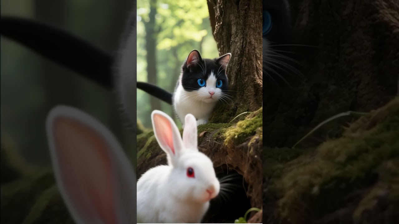 The Kitten and the Rabbit  