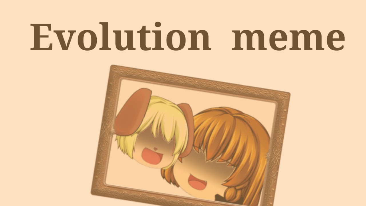 (ゆっくりmeme)Evolution meme (文字なし) - YouTube