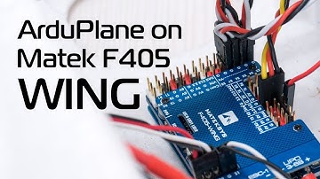 HOW-TO Matek F405 Wing met ArduPlane + volledige installatie (op de X-UAV Clouds)